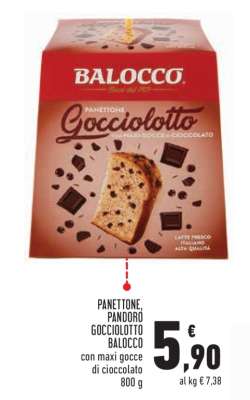 Panettone, Pandorò Gocciolotto Balocco