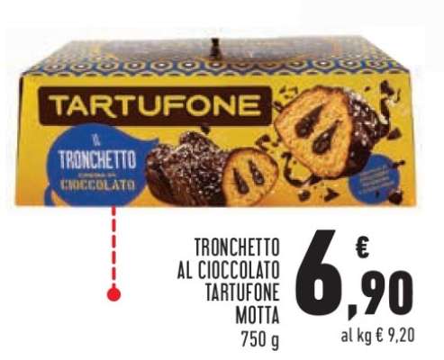 Tronchetto al Cioccolato Tartufone Motta