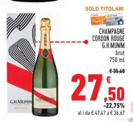 Champagne Cordon Rouge G.H. Mumm