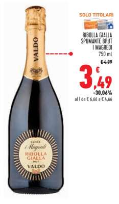 RIBOLLA GIALLA SPUMANTE BRUT I MAGREDI
