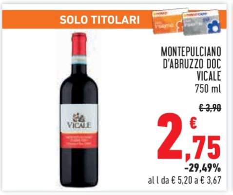 Montepulciano d'Abruzzo DOC Vicale