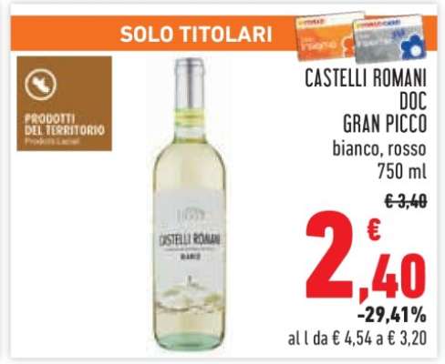 CASTELLI ROMANI DOC GRAN PICCO