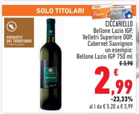 CICCARIELLO Bellone Lazio IGP