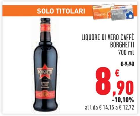 LIQUORE DI VERO CAFFÈ BORGHETTI