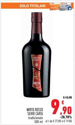 MIRTO ROSSO SILVIO CARTA