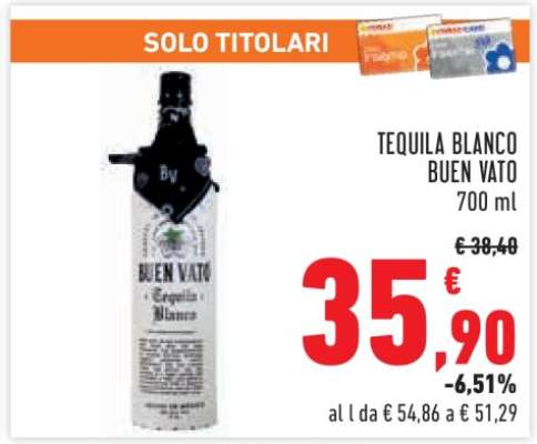 TEQUILA BLANCO BUEN VATO