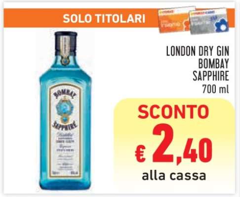 London Dry Gin Bombay Sapphire