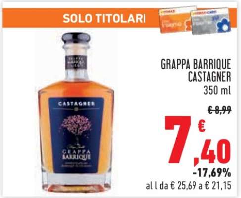 Grappa Barrique Castagner