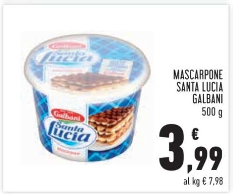 Mascarpone Santa Lucia Galbani