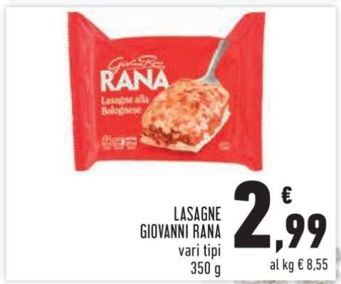 Lasagne Giovanni Rana