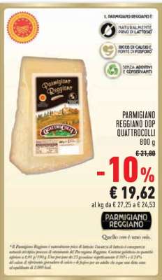 Parmigiano Reggiano DOP Quattrocolli