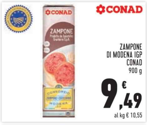 Zampone di Modena IGP Conad