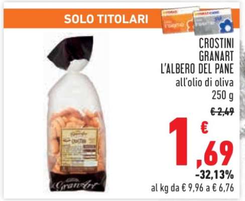 Crostini Granart L'Albero del Pane