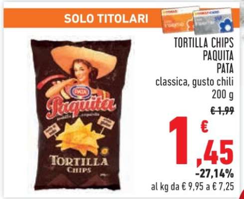 Tortilla Chips Paquita Pata