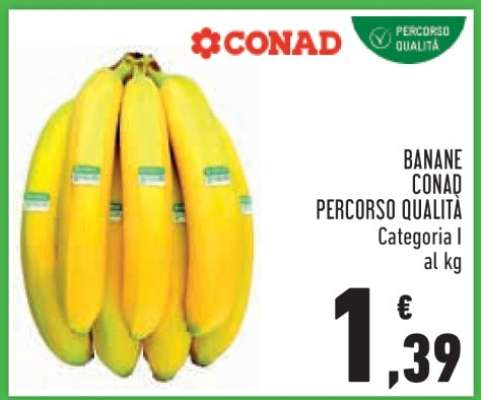 Banane Conad Percorso Qualità