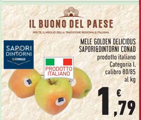 Mele Golden Delicious Sapori&Dintorni Conad