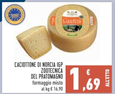 Caciottone di Norcia IGP Zootecnica del Pratomagno