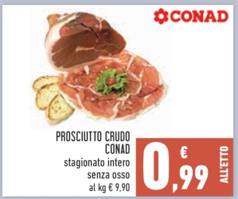 Prosciutto Crudo Conad