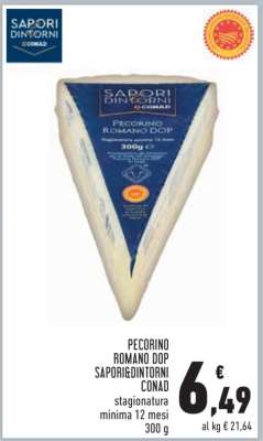 Pecorino Romano DOP Sapori&Dintorni Conad