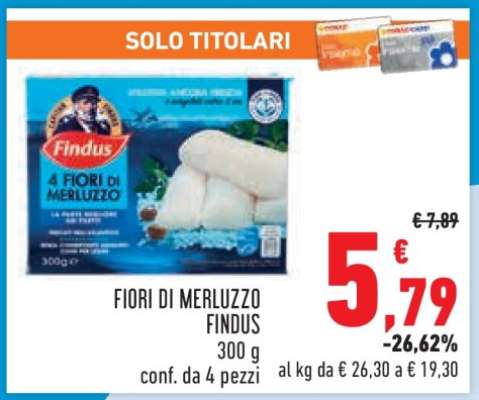FIORI DI MERLUZZO FINDUS
