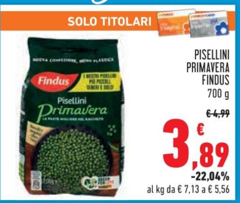 Pisellini Primavera Findus