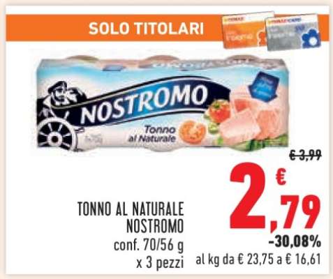 TONNO AL NATURALE NOSTROMO