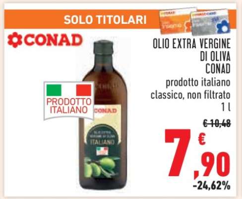 Olio Extra Vergine di Oliva Conad