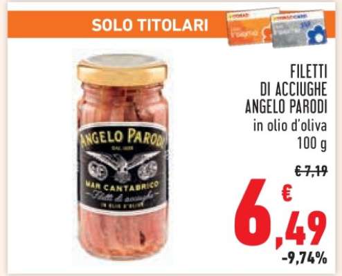 Filetti di Acciughe Angelo Parodi