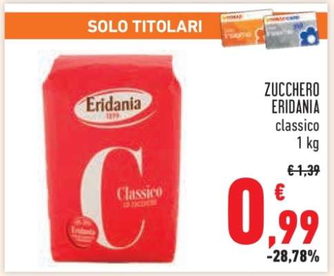 ZUCCHERO ERIDANIA