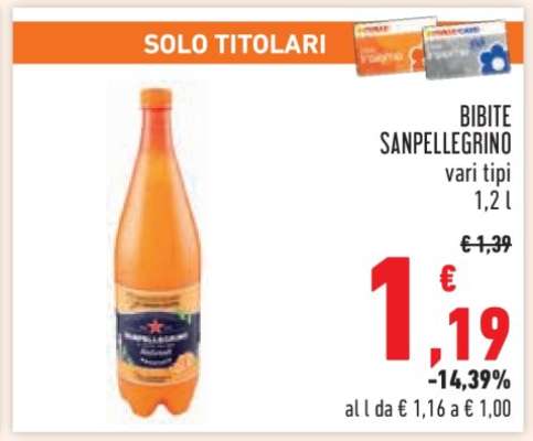 BIBITE SANPELLEGRINO