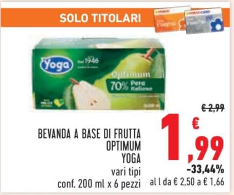 Bevanda a base di frutta Optimum Yoga