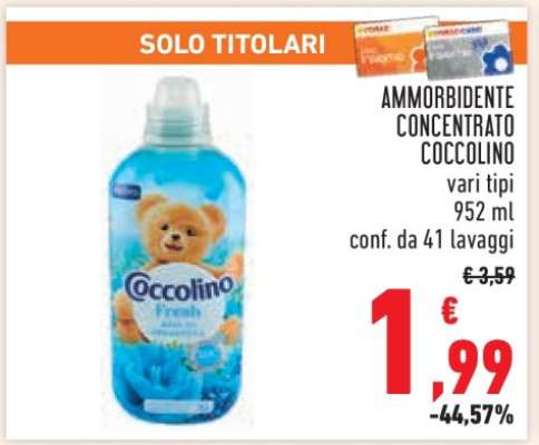 Ammorbidente Concentrato Coccolino