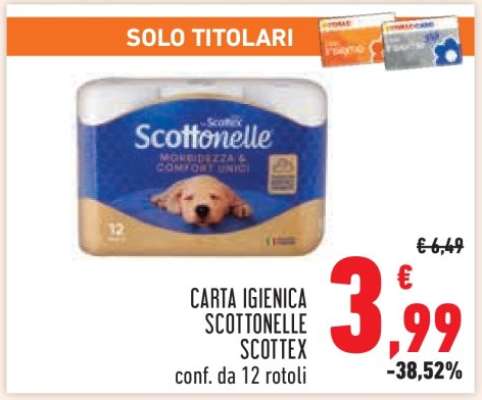Carta Igienica Scottonelle Scottex