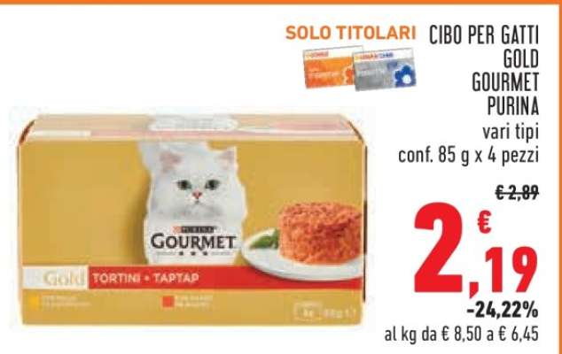 Cibo per gatti Gold Gourmet Purina