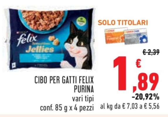 Cibo per Gatti Felix Purina