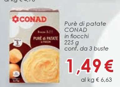 Purè di patate CONAD