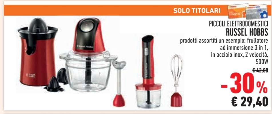 PICCOLI ELETTRODOMESTICI RUSSEL HOBBS