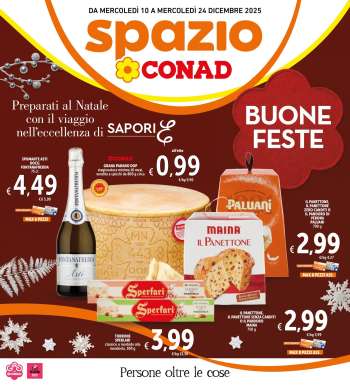 Volantino Spazio Conad - 10/12/2025 - 24/12/2025.