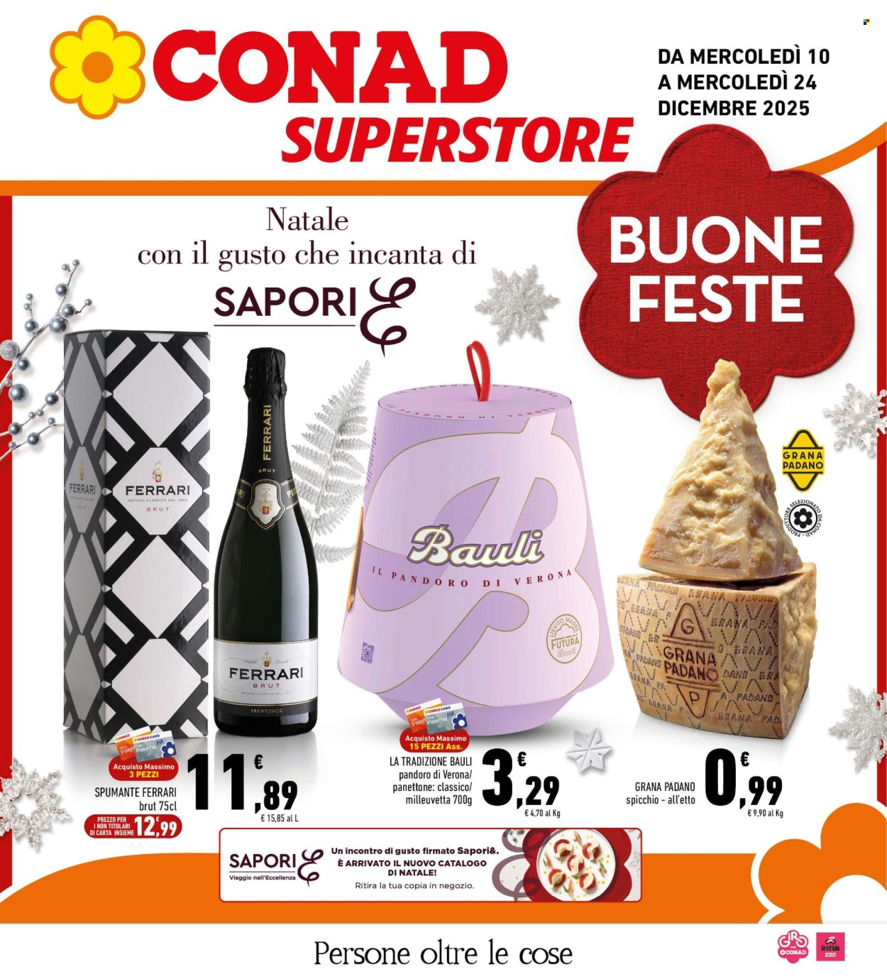 Volantino Conad Superstore - 10/12/2025 - 24/12/2025. Pagina 1