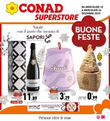 Volantino Conad Superstore - 10/12/2025 - 24/12/2025.
