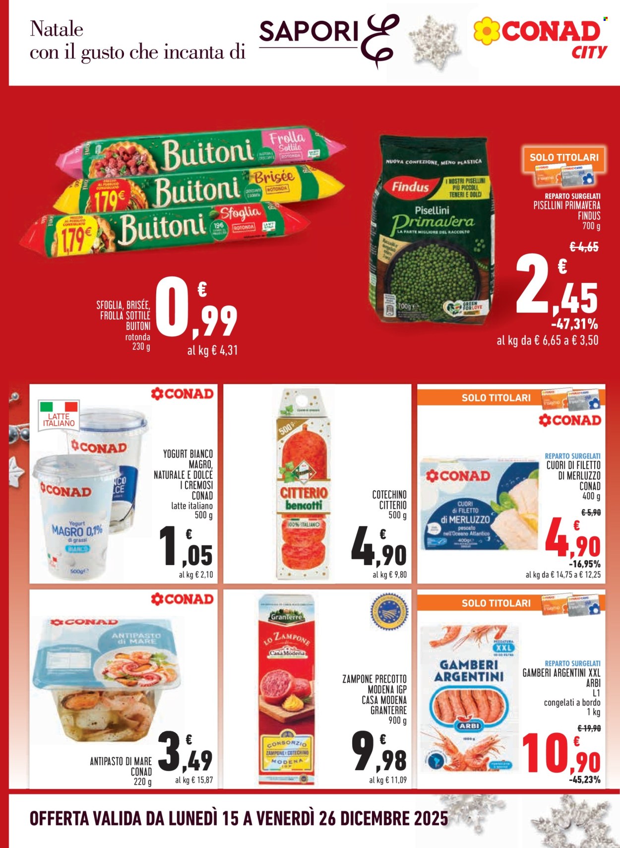 Volantino Conad City - 15/12/2025 - 26/12/2025. Pagina 10