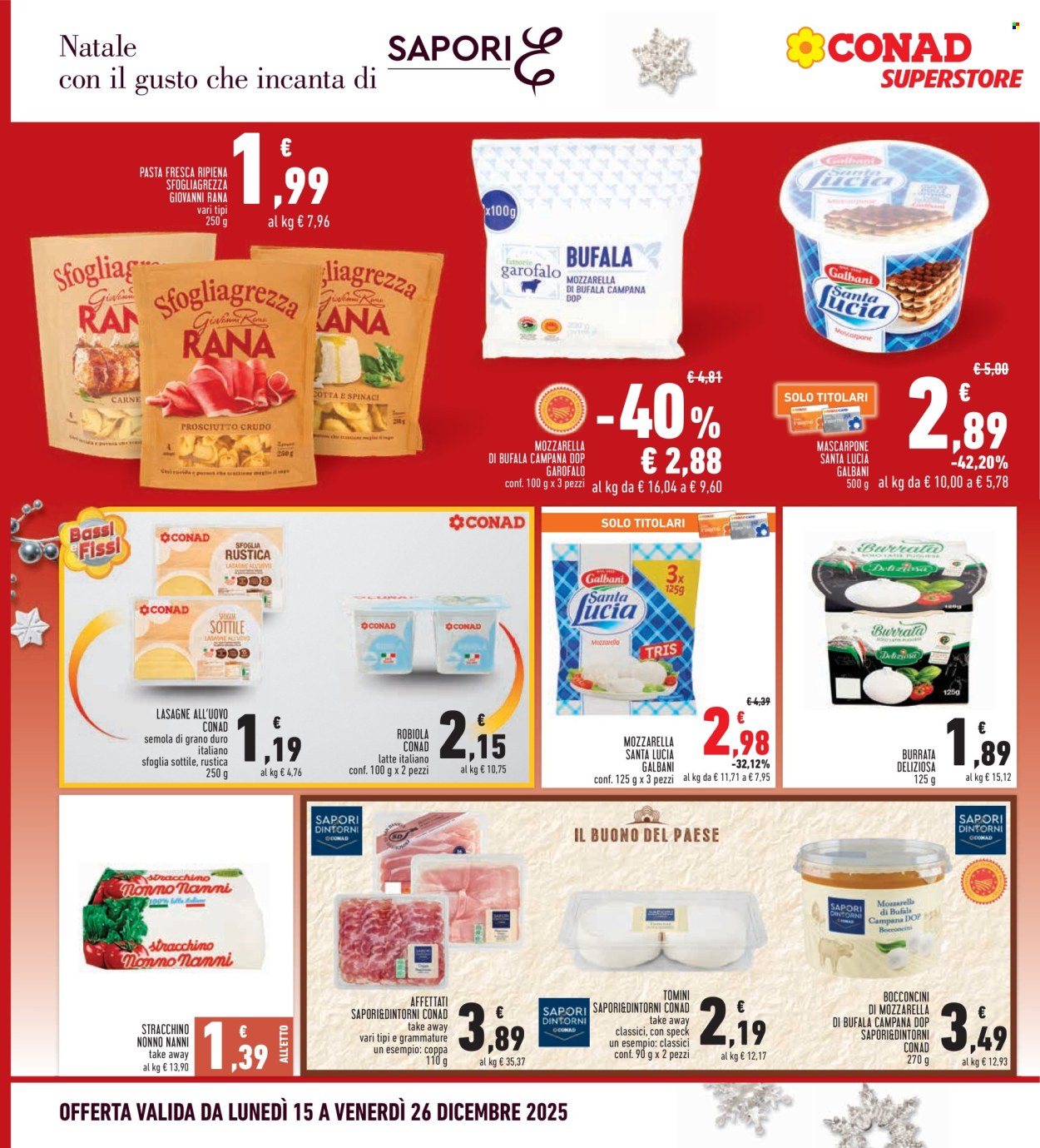 Volantino Conad - 15/12/2025 - 26/12/2025. Pagina 14