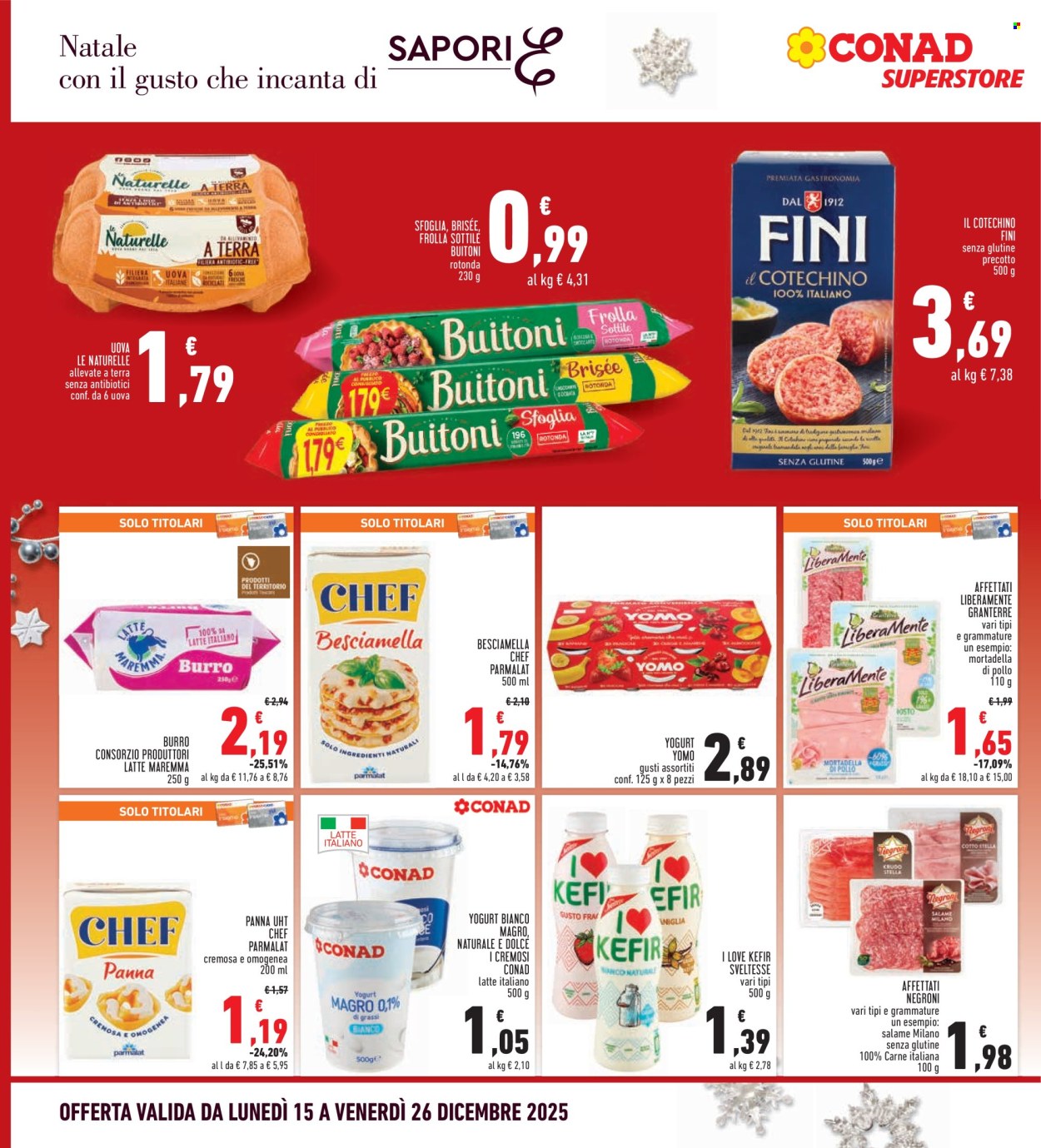 Volantino Conad - 15/12/2025 - 26/12/2025. Pagina 16
