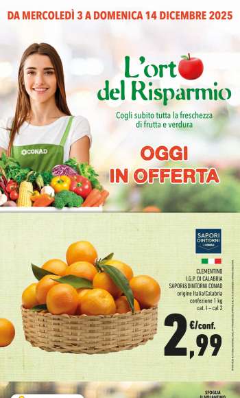 Volantino Conad - 3/12/2025 - 14/12/2025.