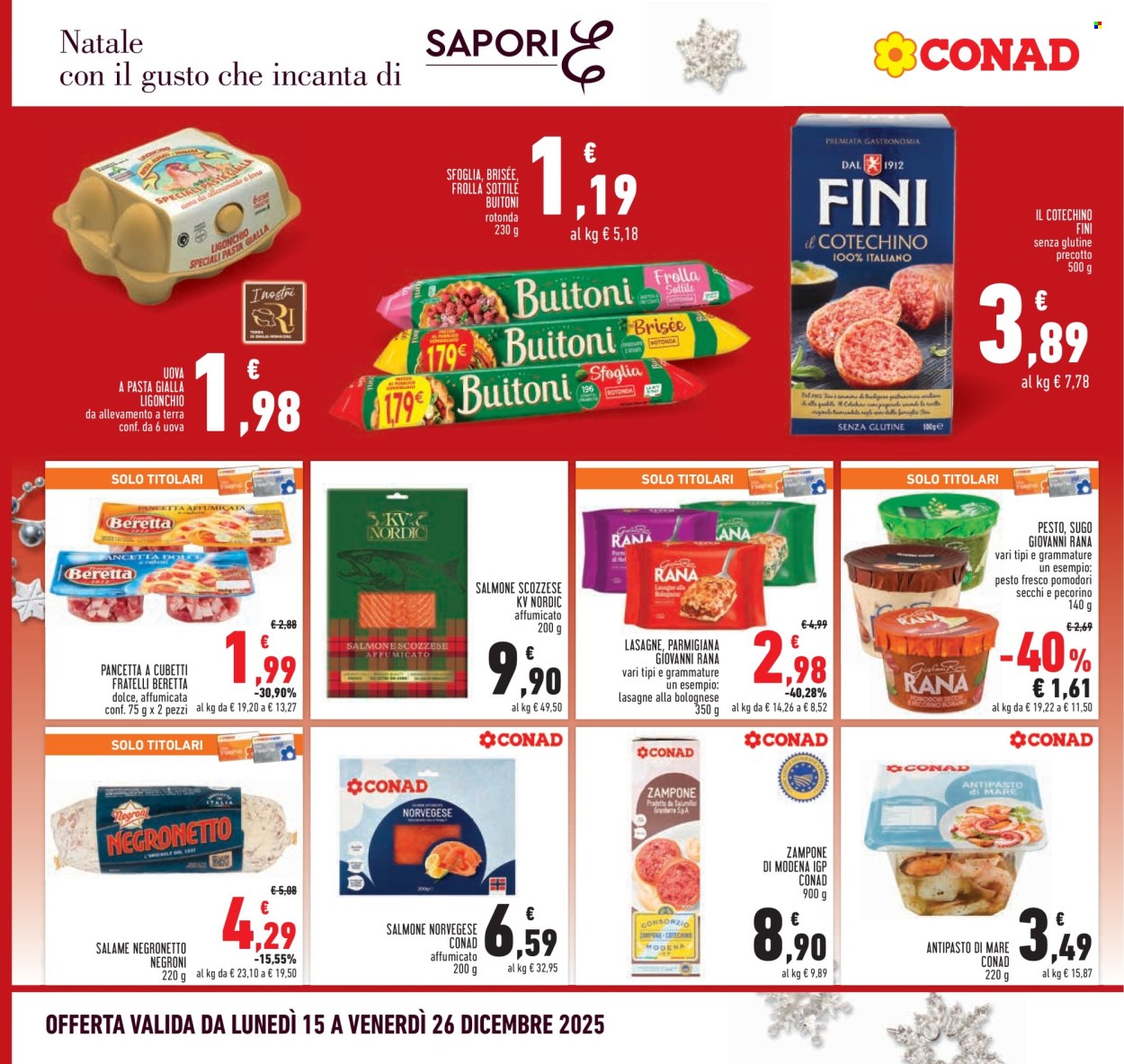 Volantino Conad - 15/12/2025 - 26/12/2025. Pagina 14