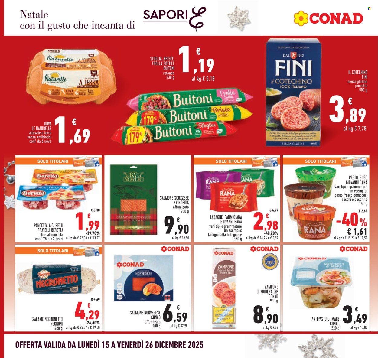 Volantino Conad - 15/12/2025 - 26/12/2025. Pagina 14
