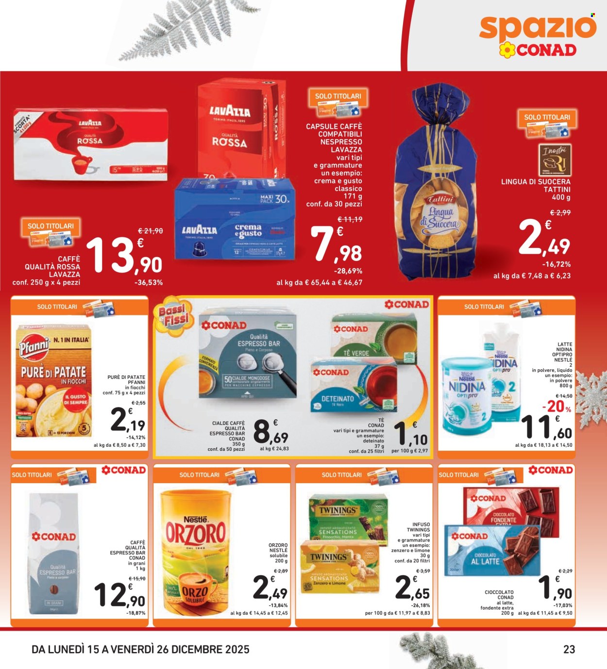 Volantino Spazio Conad - 15/12/2025 - 26/12/2025. Pagina 23