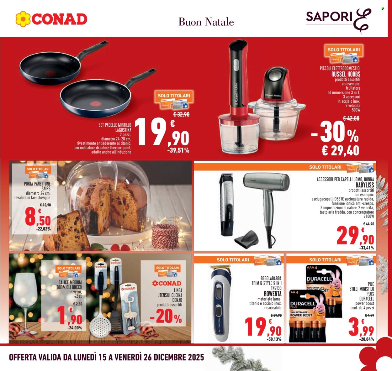 Volantino Conad - 15/12/2025 - 26/12/2025. Pagina 25