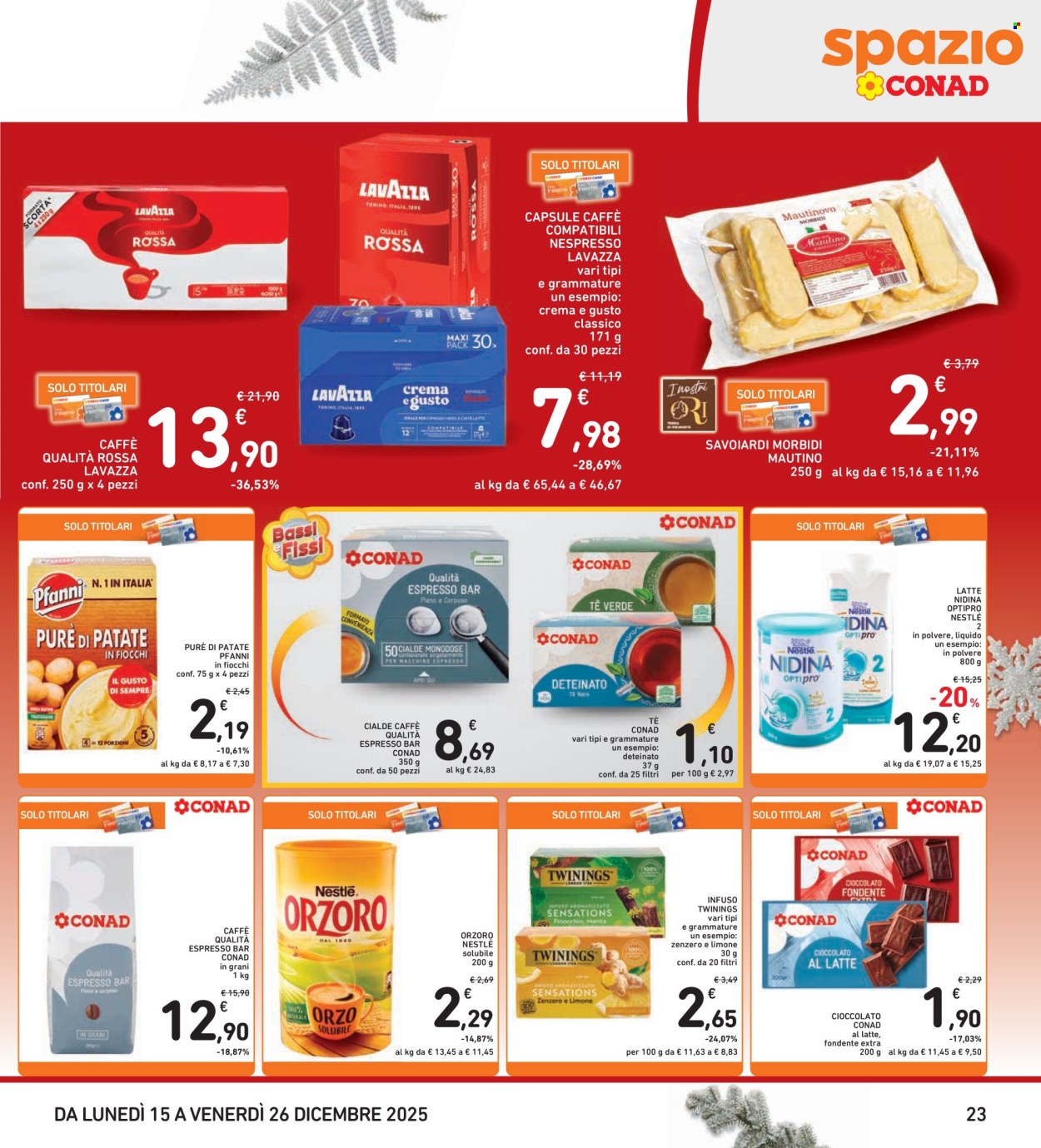 Volantino Spazio Conad - 15/12/2025 - 26/12/2025. Pagina 23