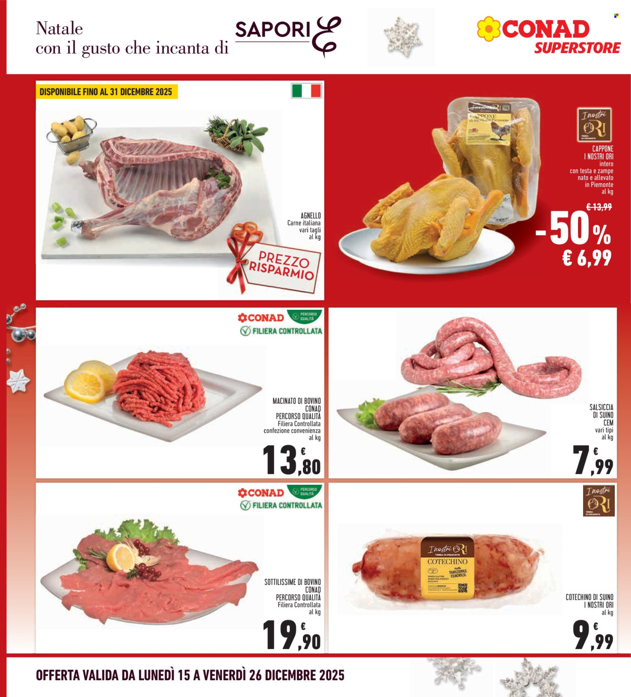 Volantino Conad - 15/12/2025 - 26/12/2025. Pagina 10
